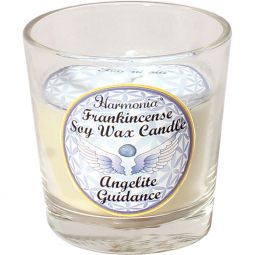 Guidance Candle Angelite Harmonia Soy Gem Votive