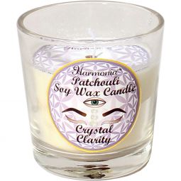 Clarity Candle Clear Quartz Harmonia Soy Gem Votive