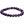 Load image into Gallery viewer, Chevron Amethyst Bracelet 8mm Round Beads