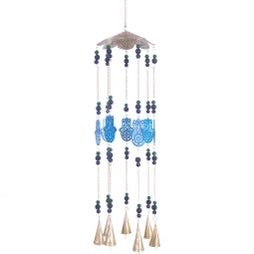 Fatima Hands-Brass Bell Chime Mobile