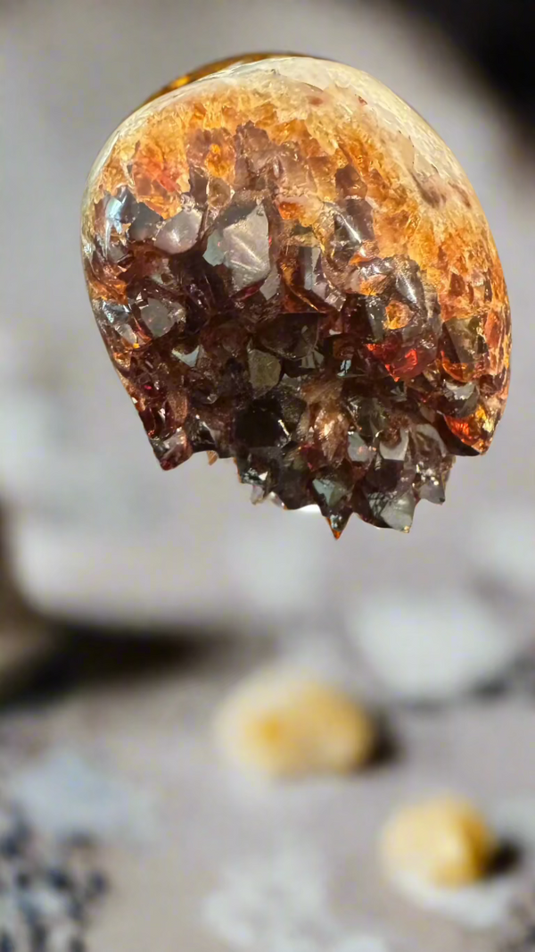 Citrine Druze polished 2 1/2 x 2