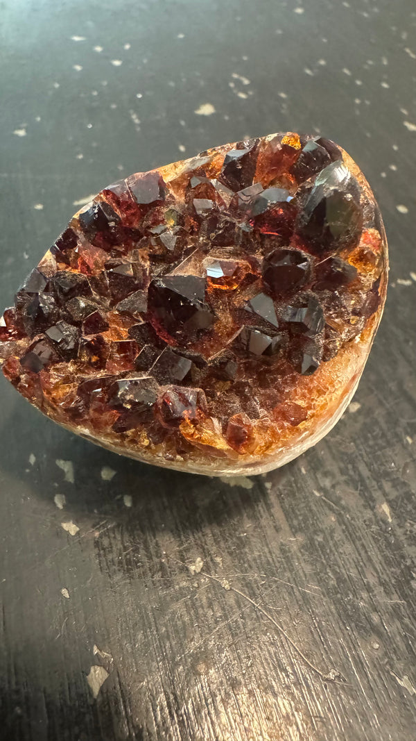 Citrine Druze polished 2 1/2 x 2