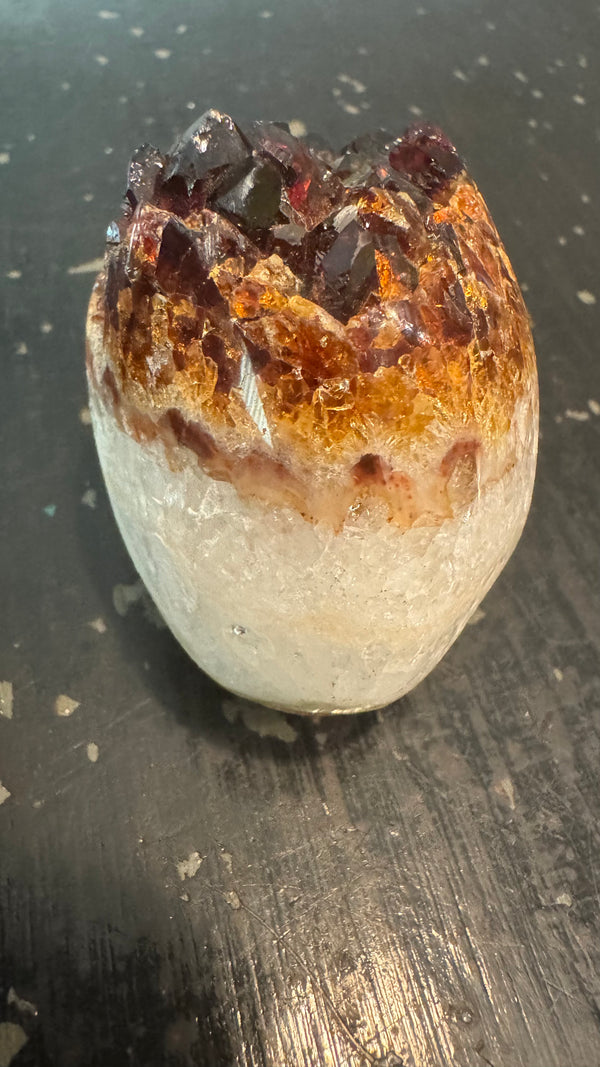 Citrine Druze polished 2 1/2 x 2