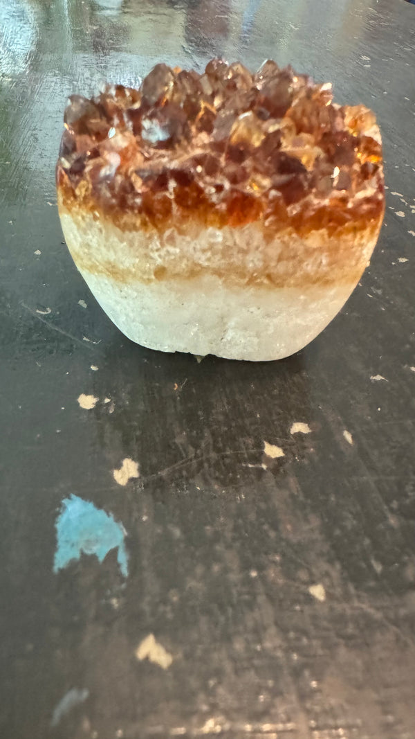 Citrine Druze polished 2 1/4 x 2