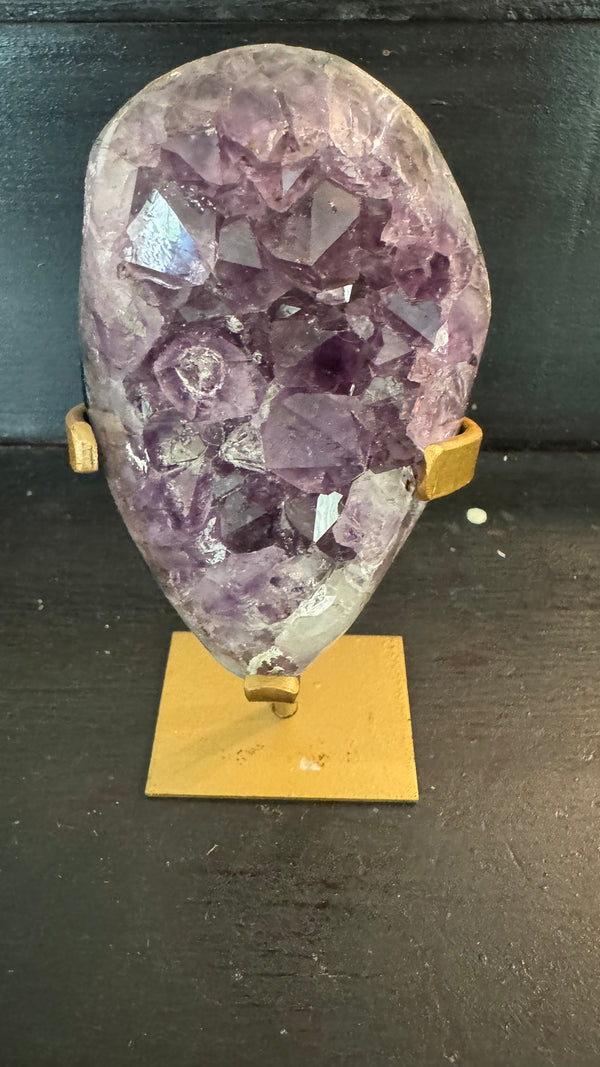 Amethyst Druze on stand 4 1/2 X3