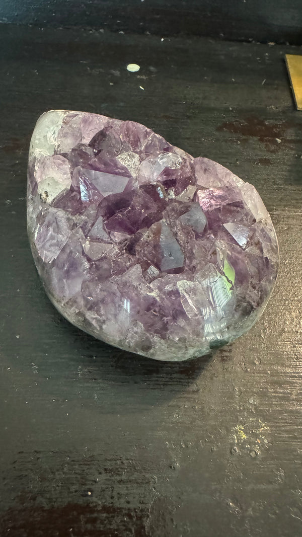 Amethyst Druze on stand 4 1/2 X3