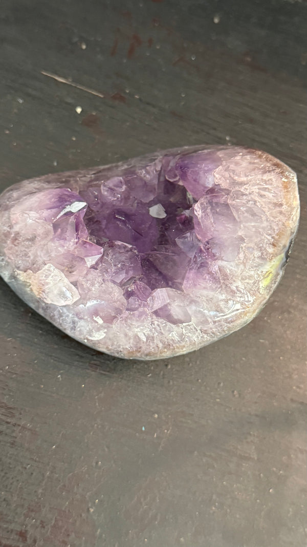 Amethyst Druze on stand 4 1/4 x 3 1/4
