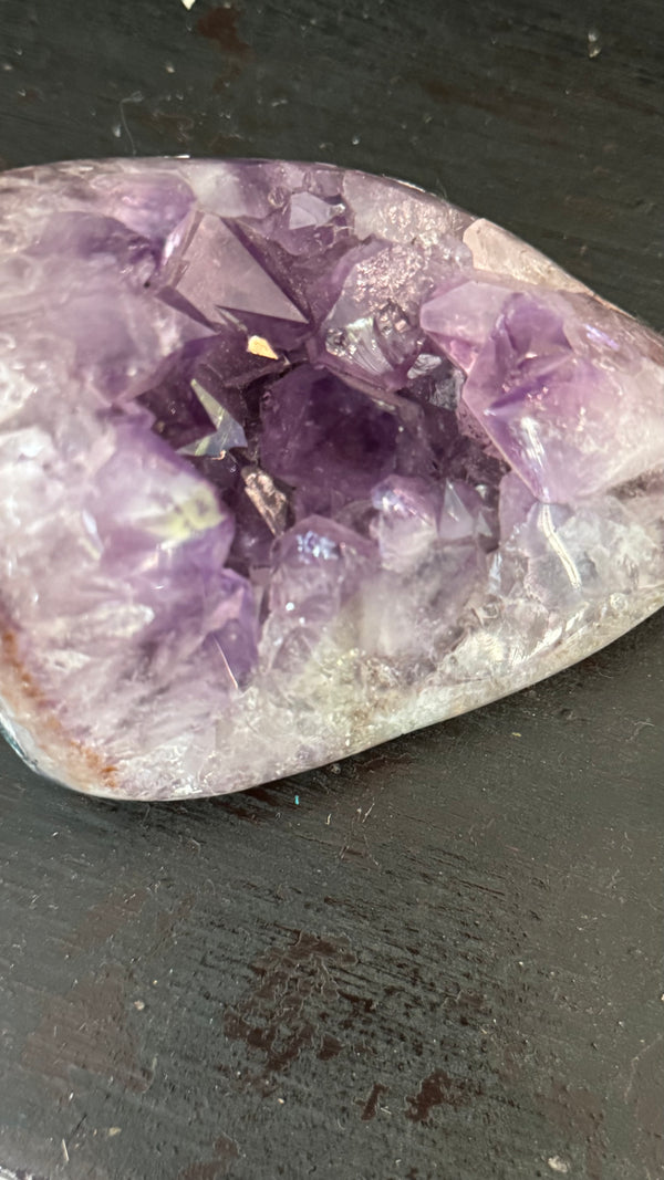 Amethyst Druze on stand 4 1/4 x 3 1/4
