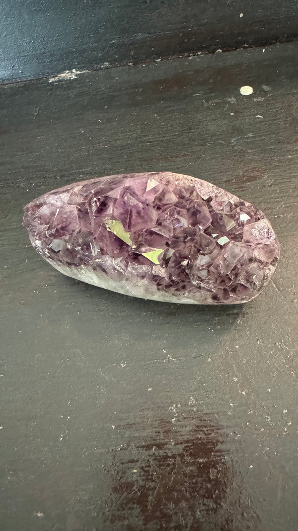 Amethyst Druze on stand 3 3/4 x 2