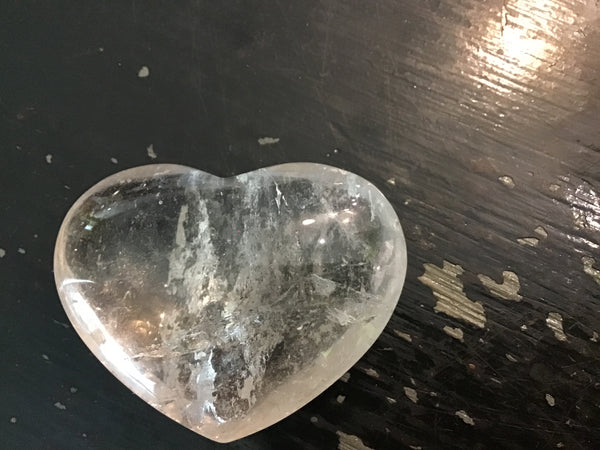 Smokey Quartz Heart 3inx2in