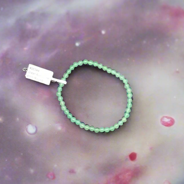 Green Aventurine  Bracelet 4mm Round Beads