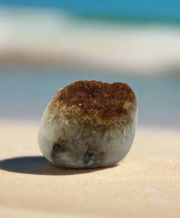 Citrine Druze polished 3 x 2