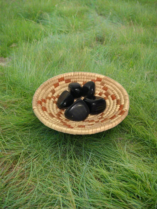 Tumbled stone Black Obsidian