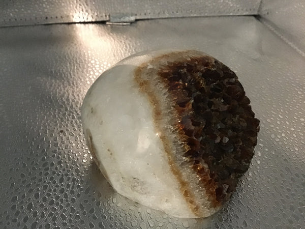 Citrine Druze polished  3 X 3