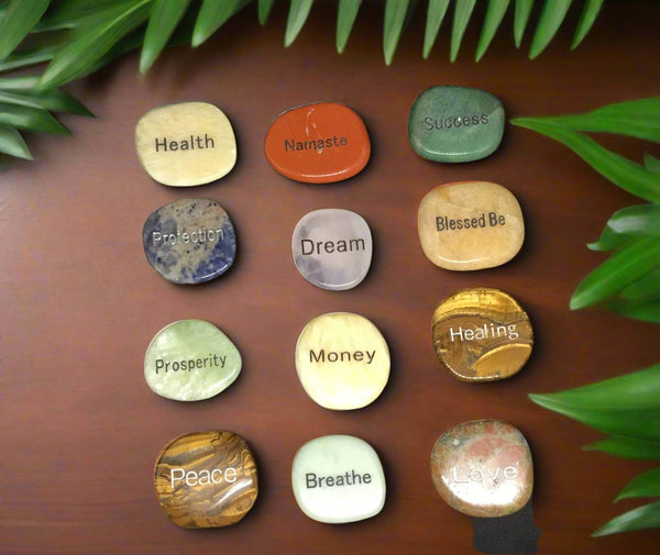 Positive Words Stones