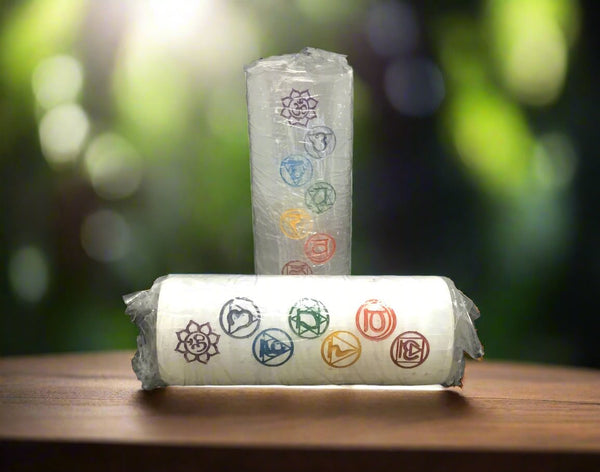 Selenite Harmonizer w/ 7 Chakras