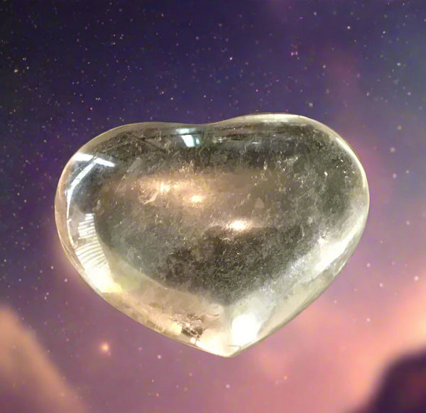 Quartz Heart 2 1/4 x 2