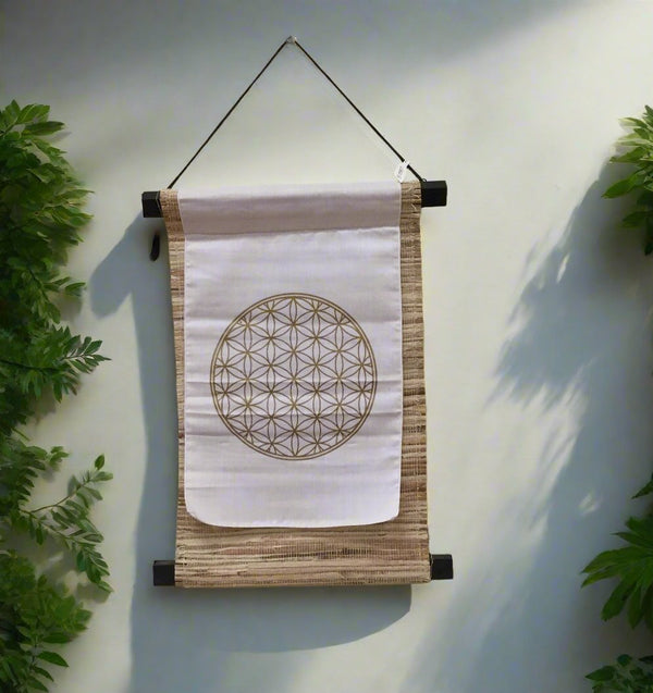 Small Seagrass Banner - Flower of Life