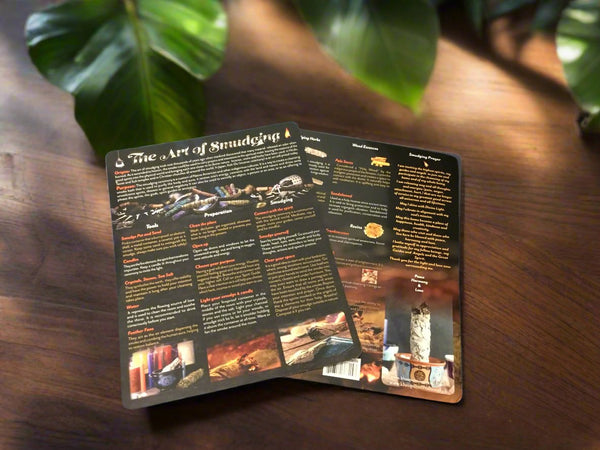 Information Chart English Art of Smudging