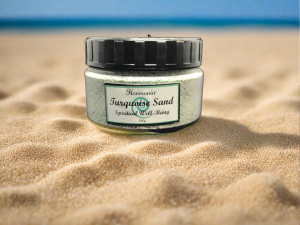 Gemstone Sand Jar 180 gr - Turquoise