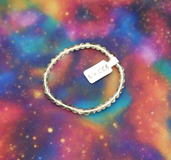 Quartz Bracelet 4mm Round Beads