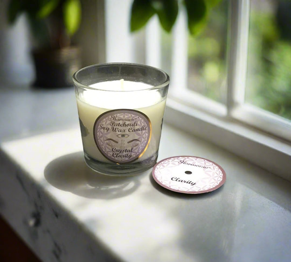 Clarity Candle Clear Quartz Harmonia Soy Gem Votive