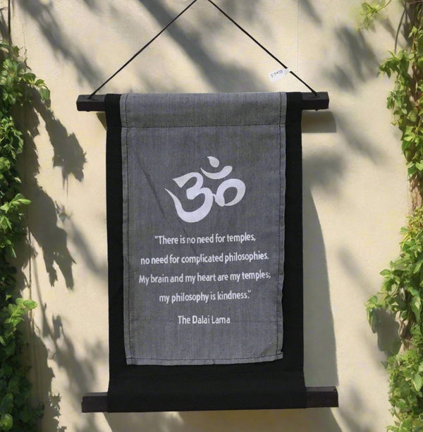 Small Cotton Banner - Dalai Lama