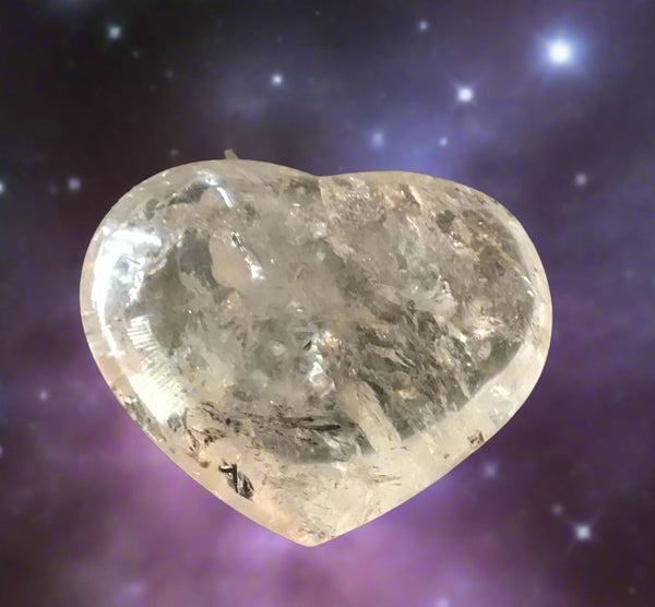 Quartz Heart 2 1/2 x 3