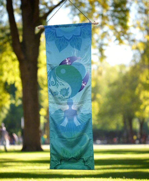 High Quality French Crepe Poly Banner - Balance
