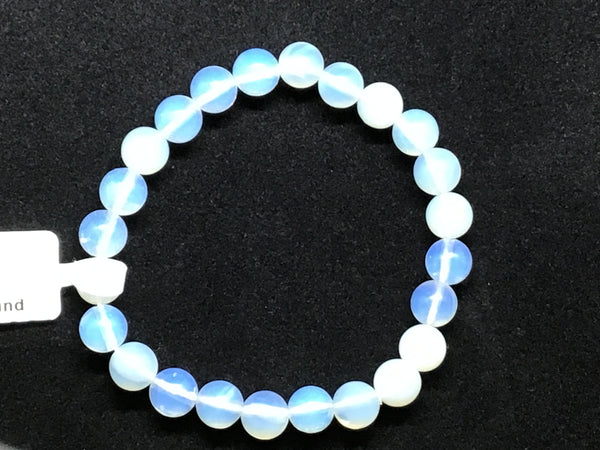 Opalite Bracelet 8mm Round Beads