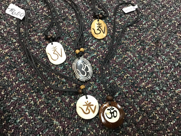 Om expandable necklaces
