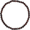 Garnet Bracelet 4mm Round Beads