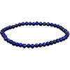 Lapis Bracelet 4mm Round Beads