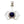 Load image into Gallery viewer, Sterling Silver Third Eye Chakra Pendant