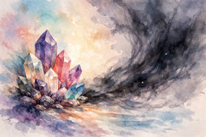 Can Crystals Absorb Negative Energy?