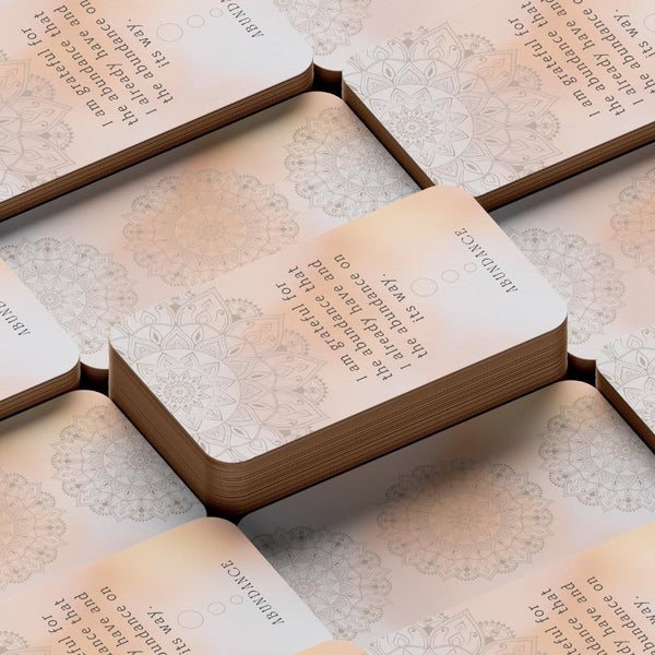 Soul Sticks Positive Affirmation Cards for Women, Motivational, Mindful Daily Cards, & Self Care, Unique Gifts for Women and Men (Mandala Manifestation)