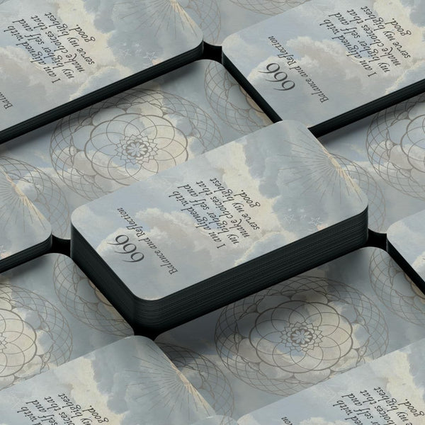 Angel Numbers Soul Sticks Positive Affirmation Cards for Women, Motivational, Mindful Daily Cards, & Self Care, Unique Gifts for Women and Men