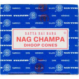 Satya Nag Champa Incense Cones Display Box *