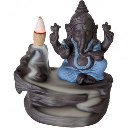 Ceramic Backflow Incense Burner - Ganesha