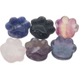 Gemstone Pocket Stone -  Paw Asst'd