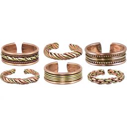Copper Ring Adjustable Assorted Designs