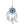 Load image into Gallery viewer, Dreamcatcher Woven - Evil Eye Blue
