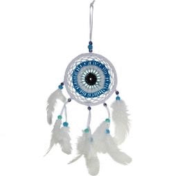 Dreamcatcher Woven - Evil Eye Blue