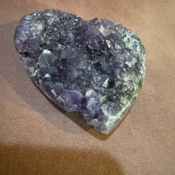 Amethyst Heart 9.4 oz