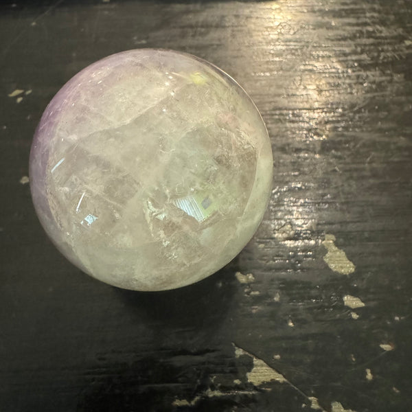 Amethyst and Quartz Sphere 6.4oz