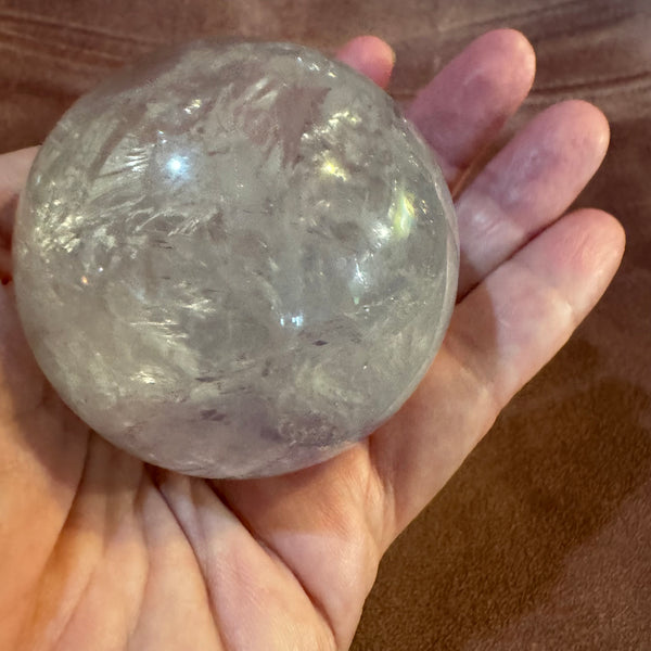 Amethyst and Quartz Sphere
