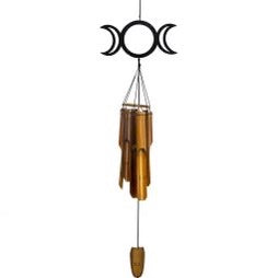 Bamboo Windchime - Triple Moon