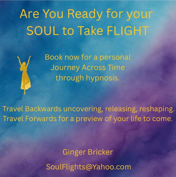Soul Flights Hypnosis $150.00 per session Complimentary consultation