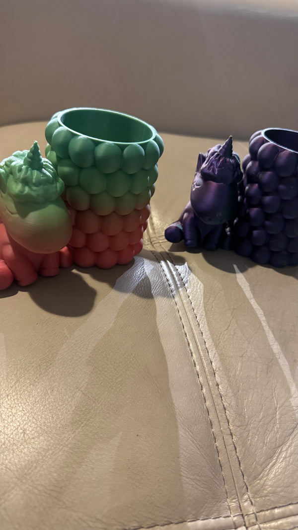 Unicorn pencil holder