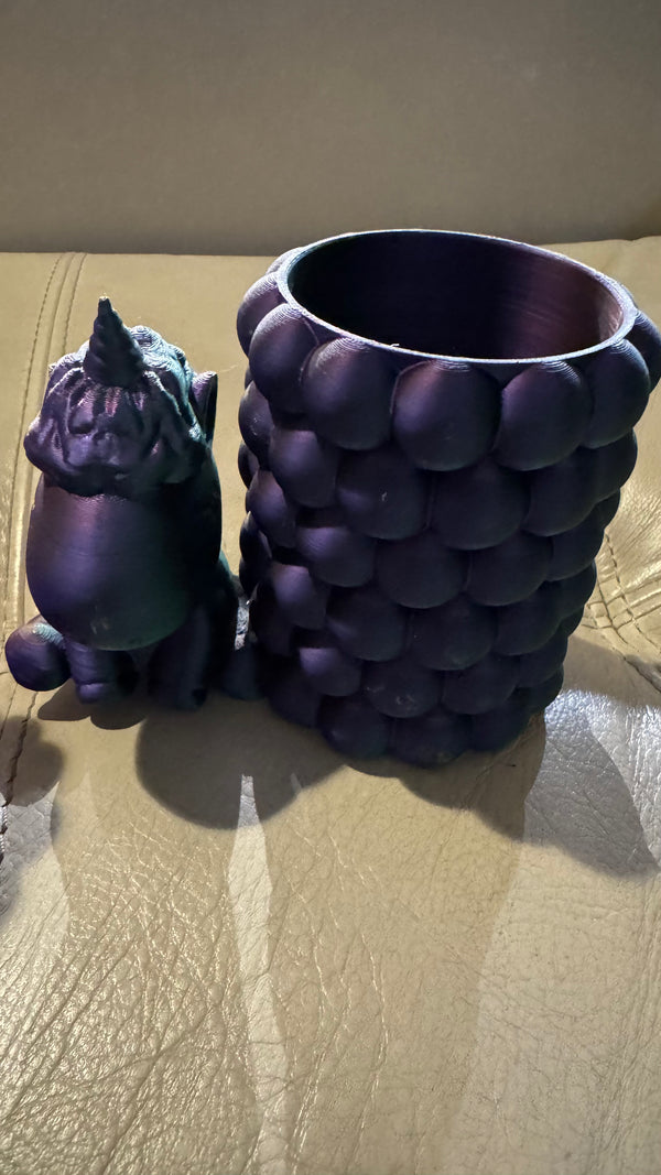 Unicorn pencil holder